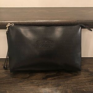 Authentic Fendi Signature Black Wristlet Clutch